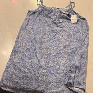 Ralph Lauren Blue Paisley Women's Nightgown